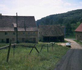 Der Baierhof, zwischen den Burgen Staufeneck und Ramsberg gelegen, wurde vor 501 Jahren erstmals urkundlich erwähnt. Foto: Stadtarchiv Süßen